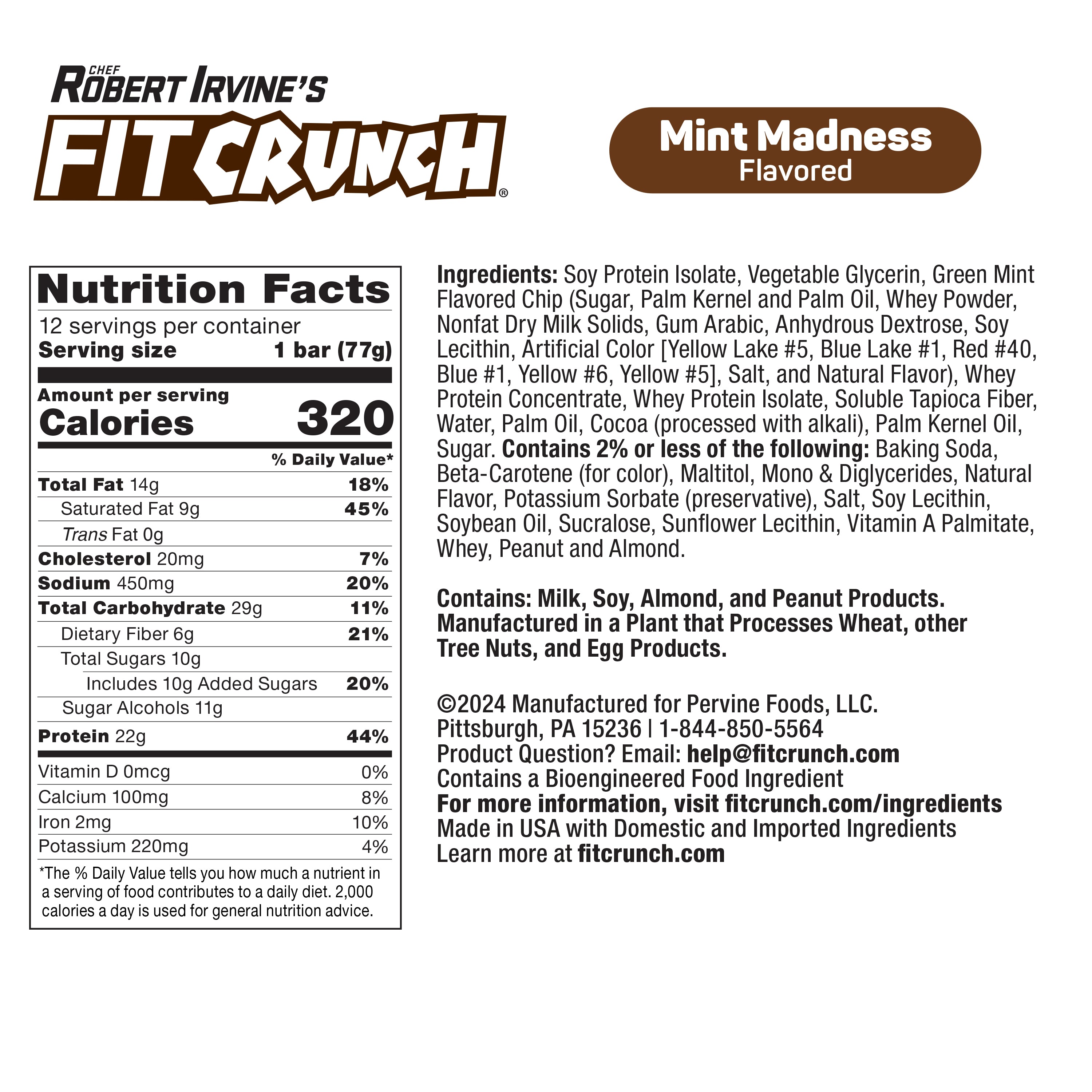 Loaded Cookie Bars - Mint Madness - 12 Bars