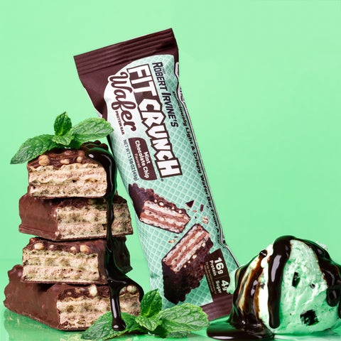 Protein Wafer Bars - Mint Chocolate Chip - 9 Bars