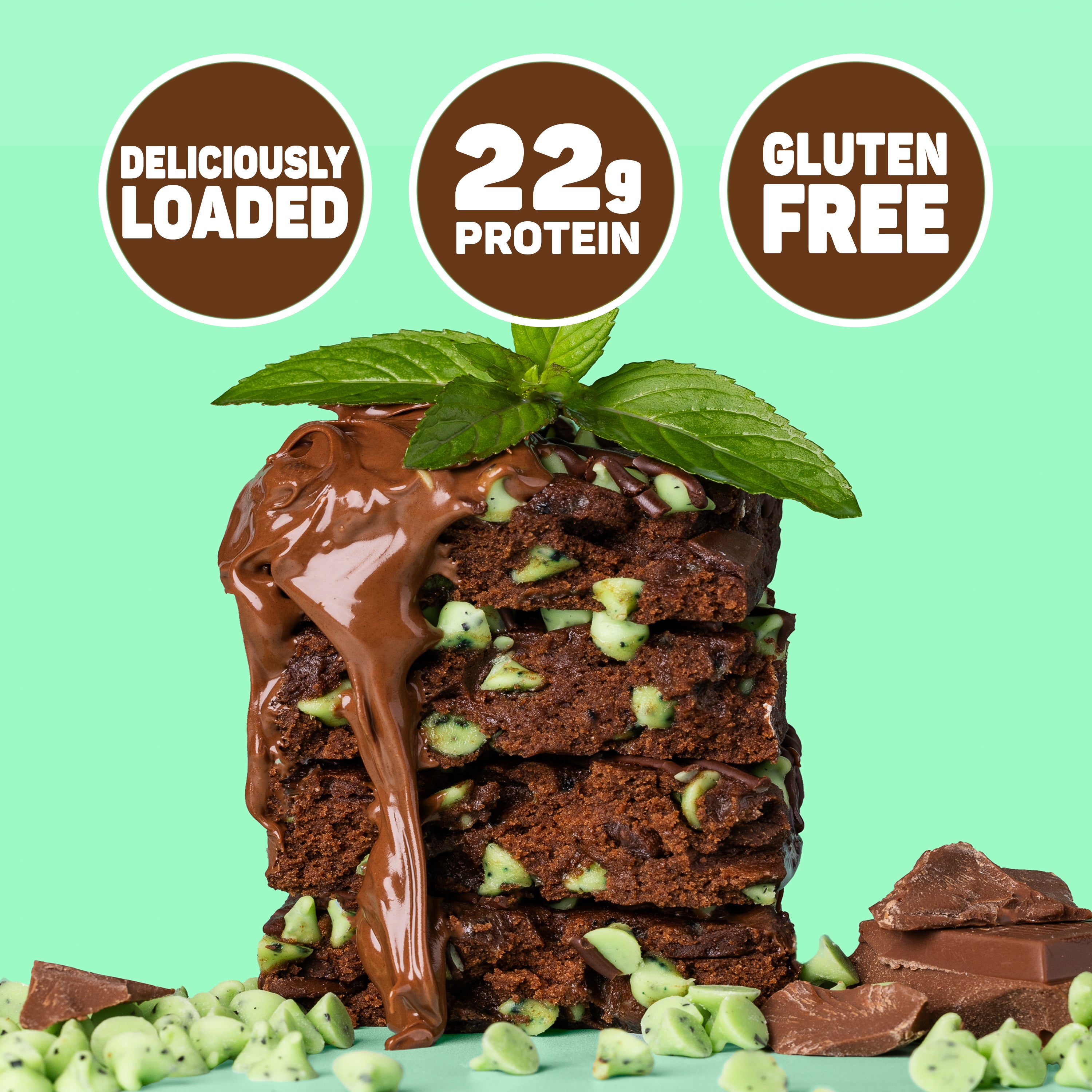 Loaded Cookie Bars - Mint Madness - 12 Bars