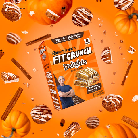 Delights Protein Bars - Pumpkin Spice Muffin - 8 Bars