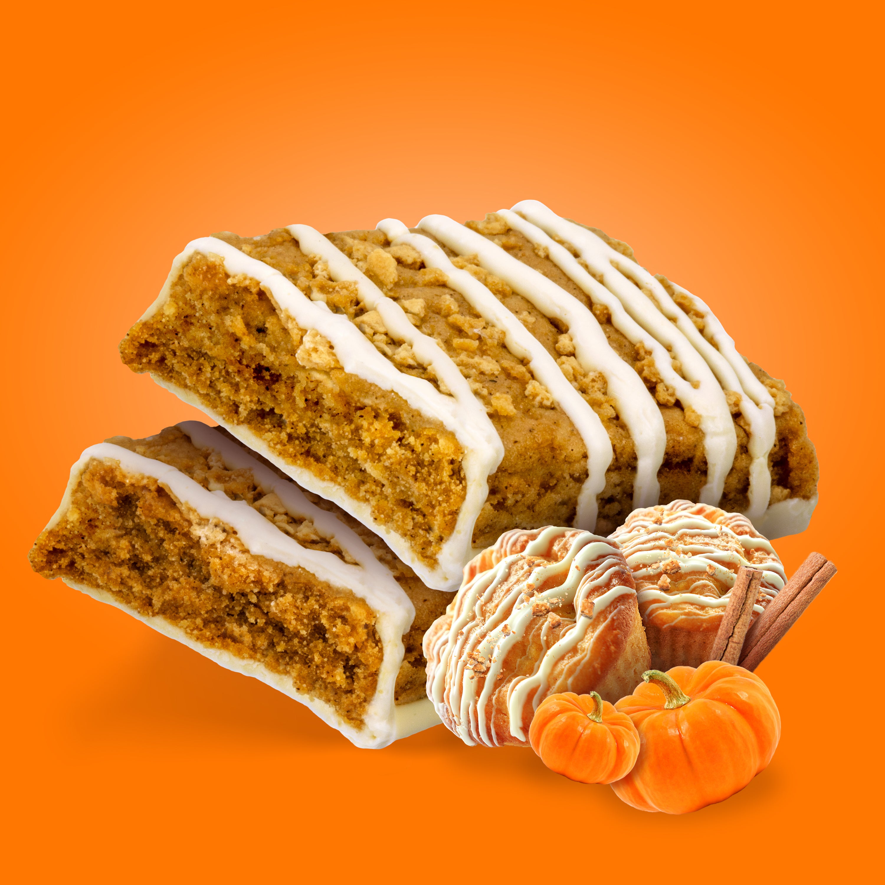 Delights Protein Bars - Pumpkin Spice Muffin - 8 Bars