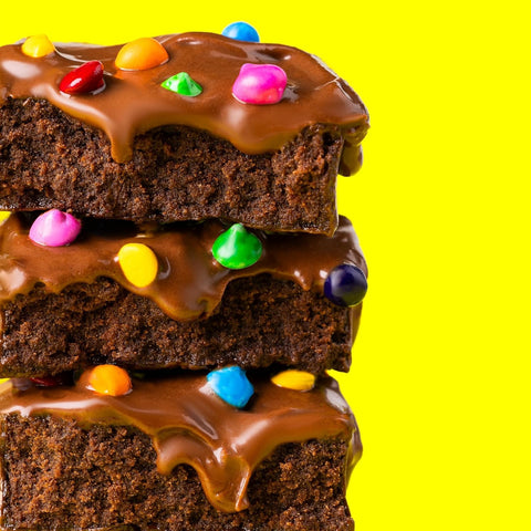 Protein Brownies - Chocolate Dipped - 8 Brownies