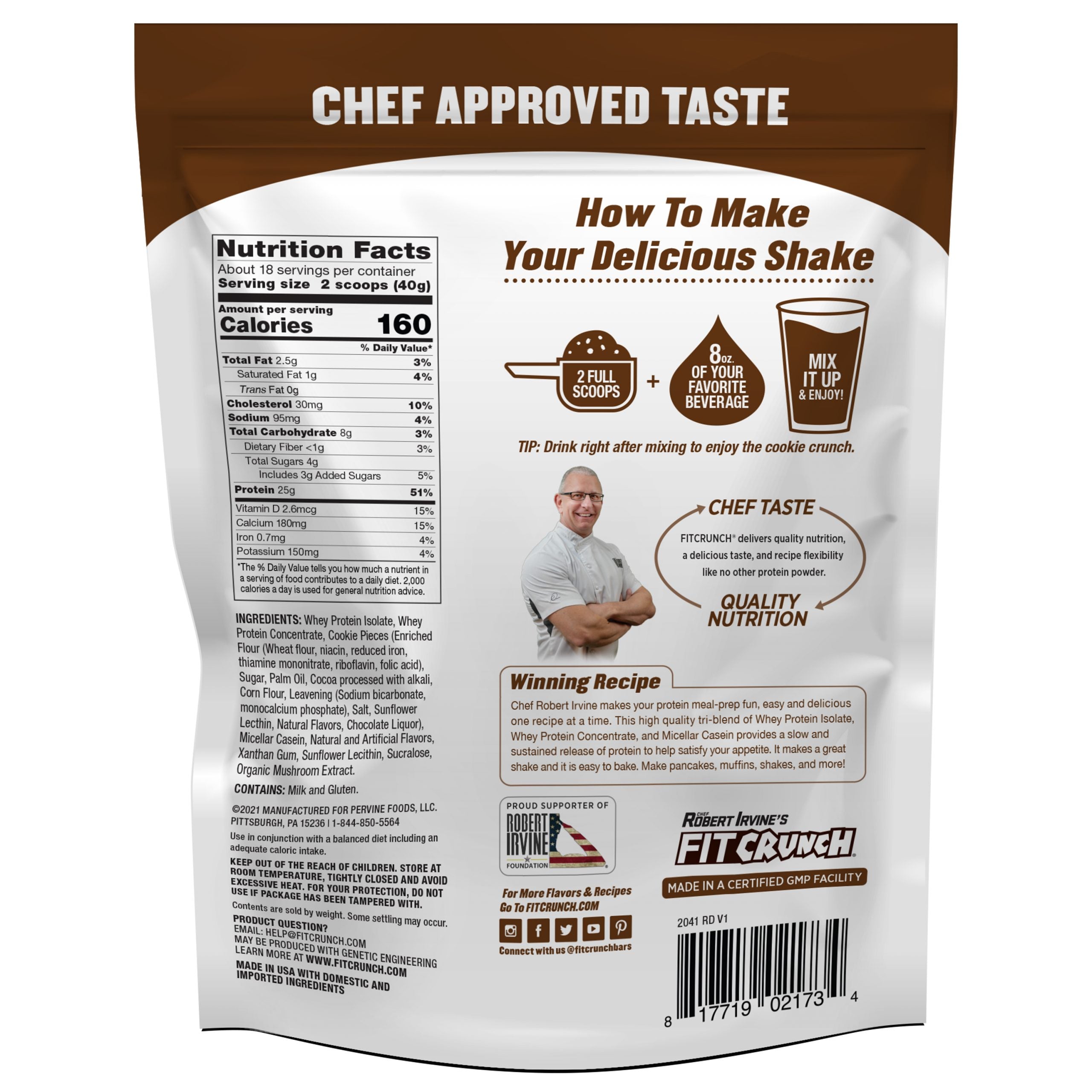 Protein Powder - Milk & Cookies - 18 servings