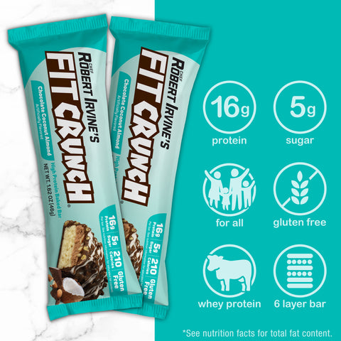 Protein Bars - Chocolate Coconut Almond - 9 Bars