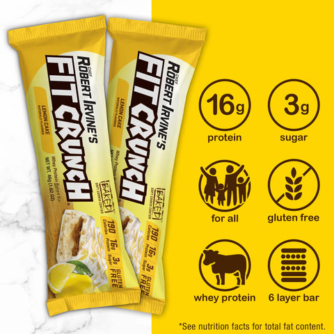 Protein Bars - Lemon Cake - 9 Bars