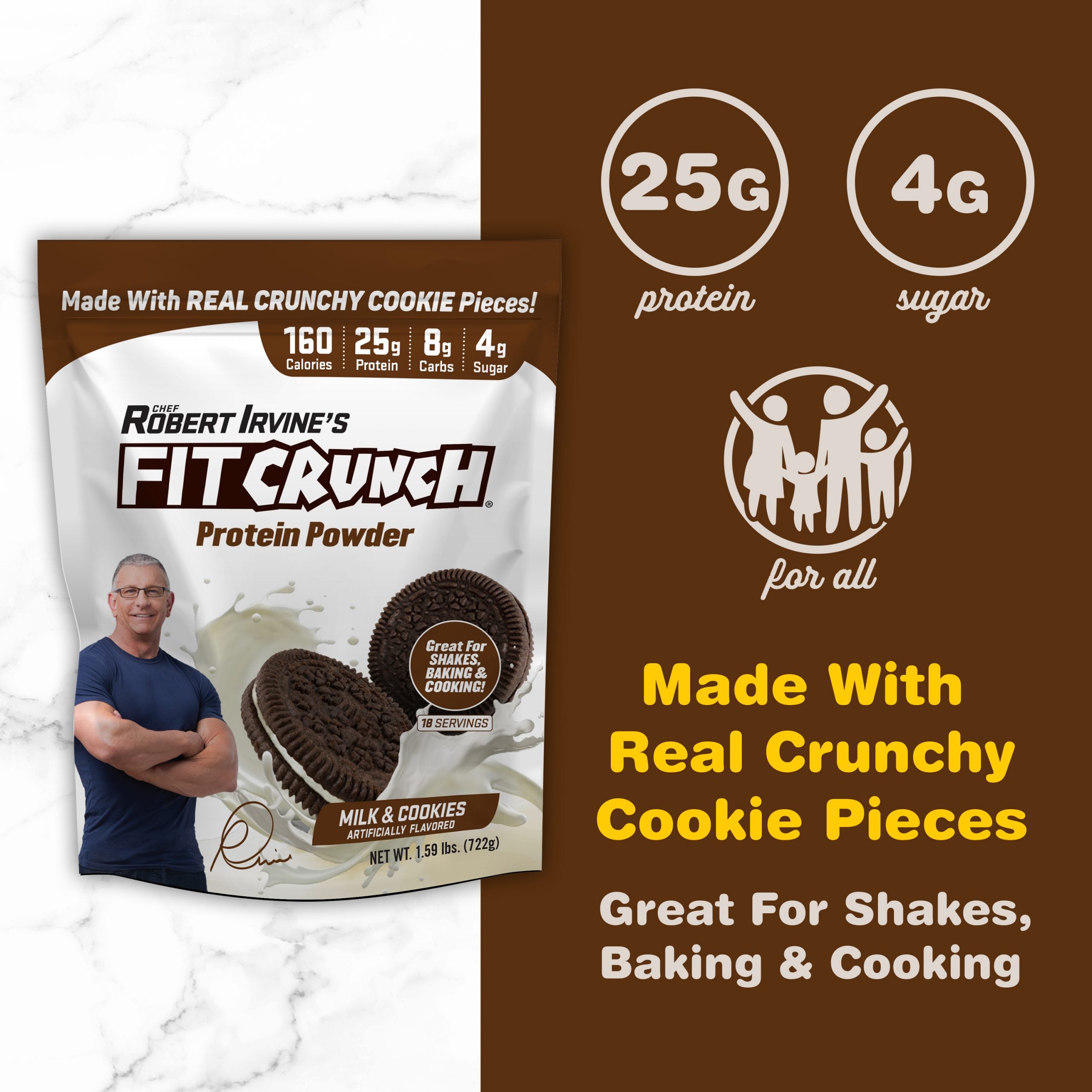 Protein Powder - Milk & Cookies - 18 servings