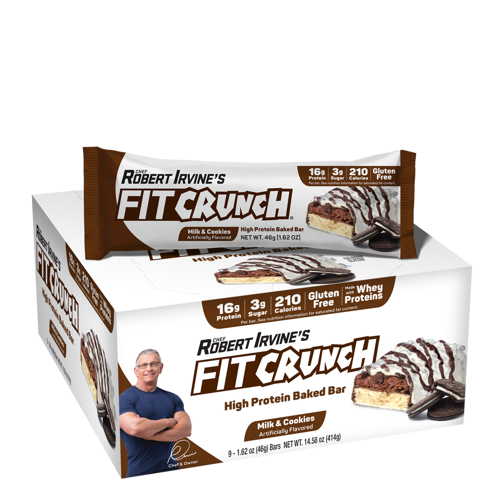 Product Image for Protein Bars - Milk & Cookies - 9 Bars
