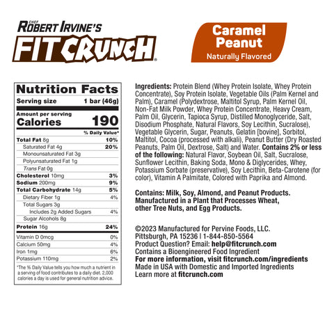 Protein Bars - Caramel Peanut - 9 Bars