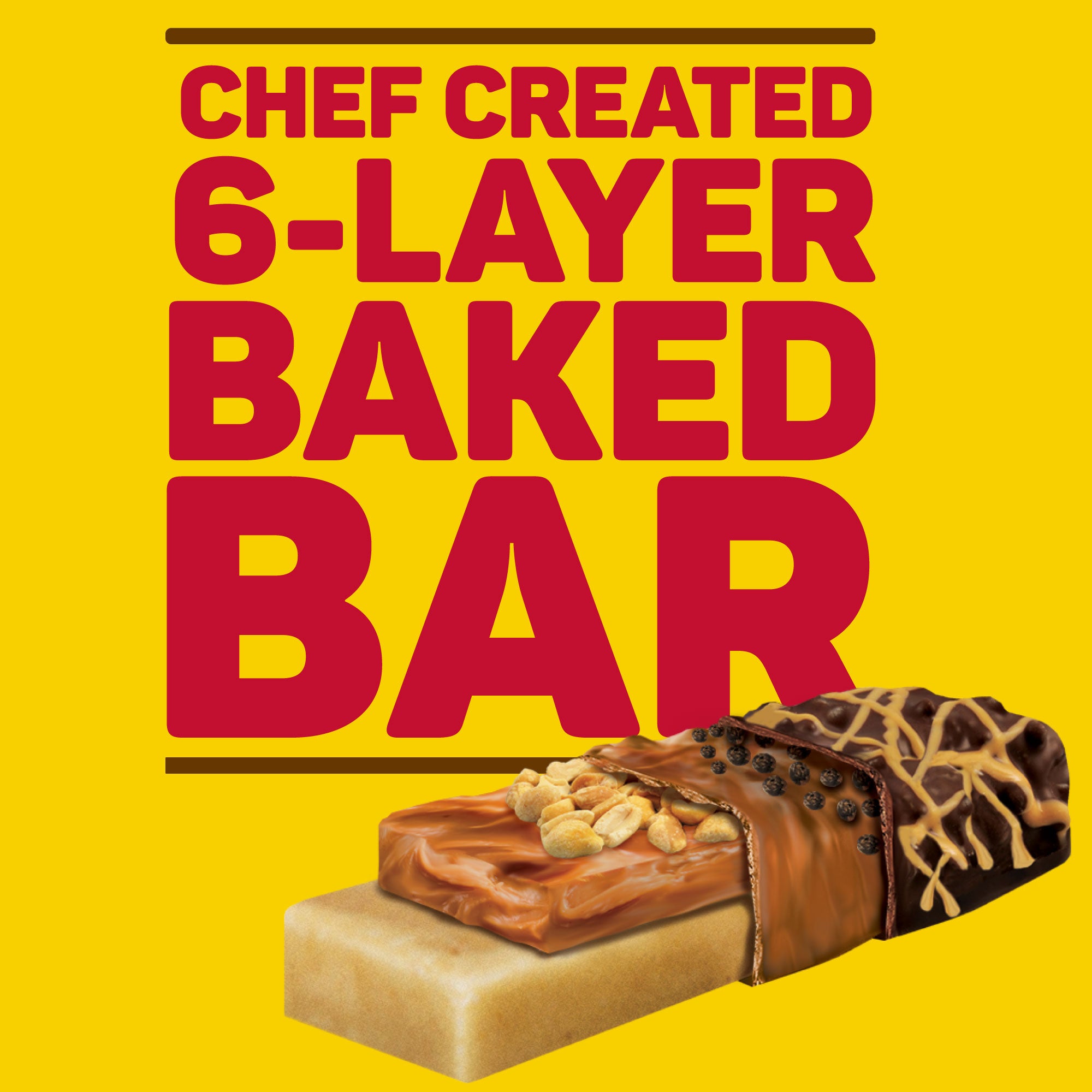 Chef Created 6-Layer Baked Bar