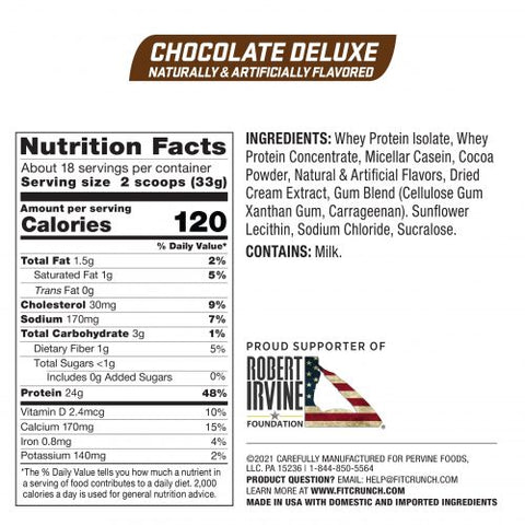 Protein Powder - Chocolate Deluxe - 18 servings
