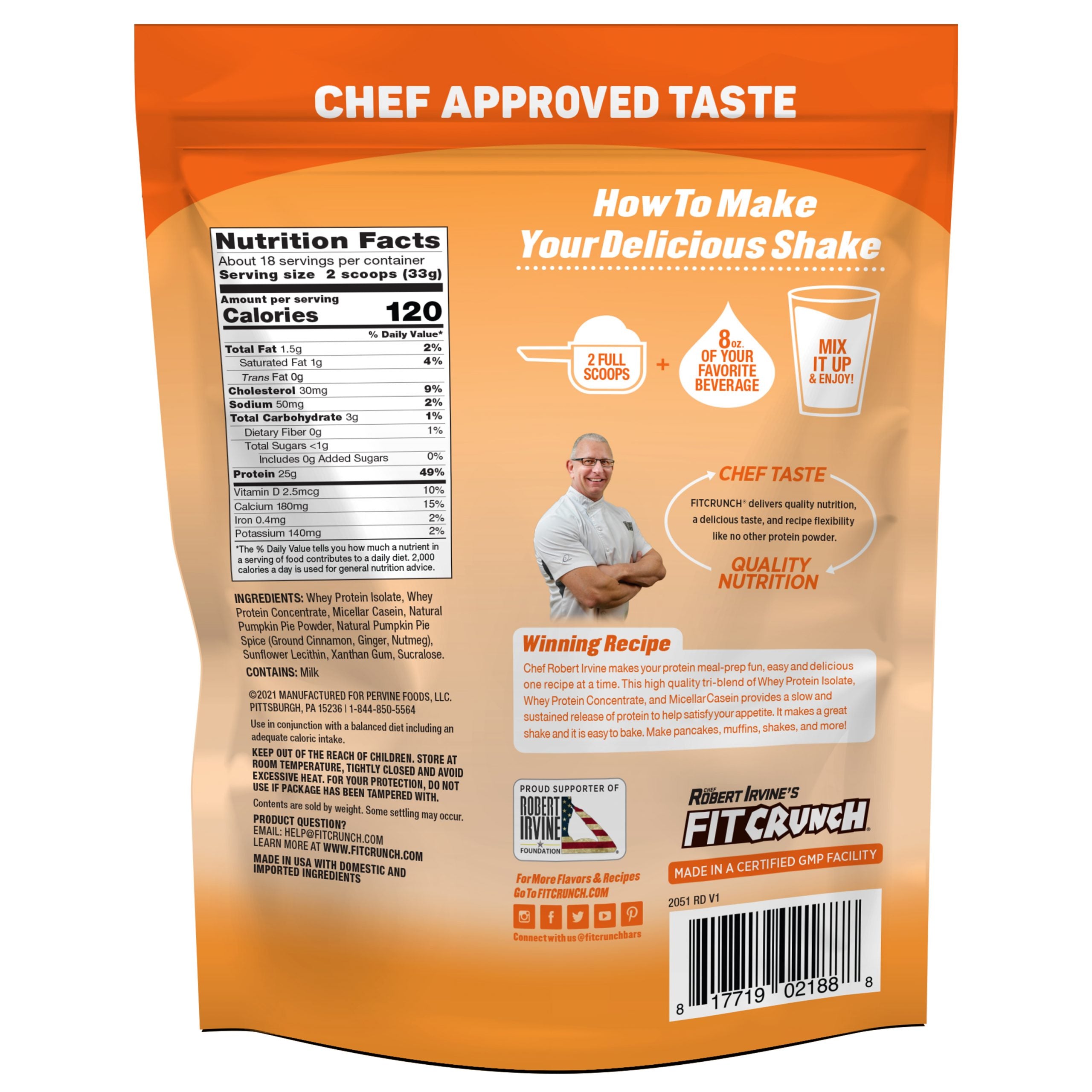 Protein Powder - Pumpkin Pie - 18 servings