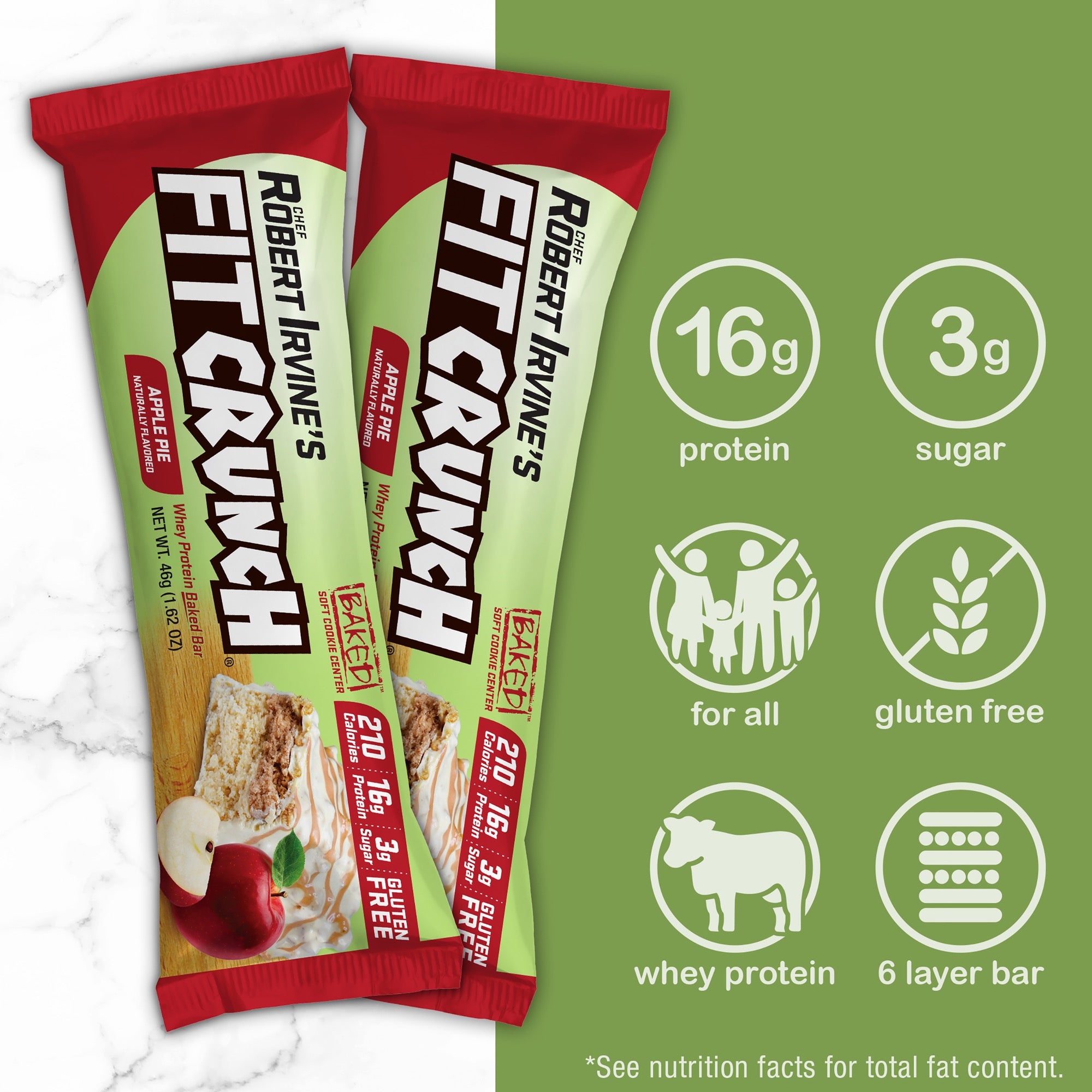 Protein Bars - Apple Pie - 9 Bars
