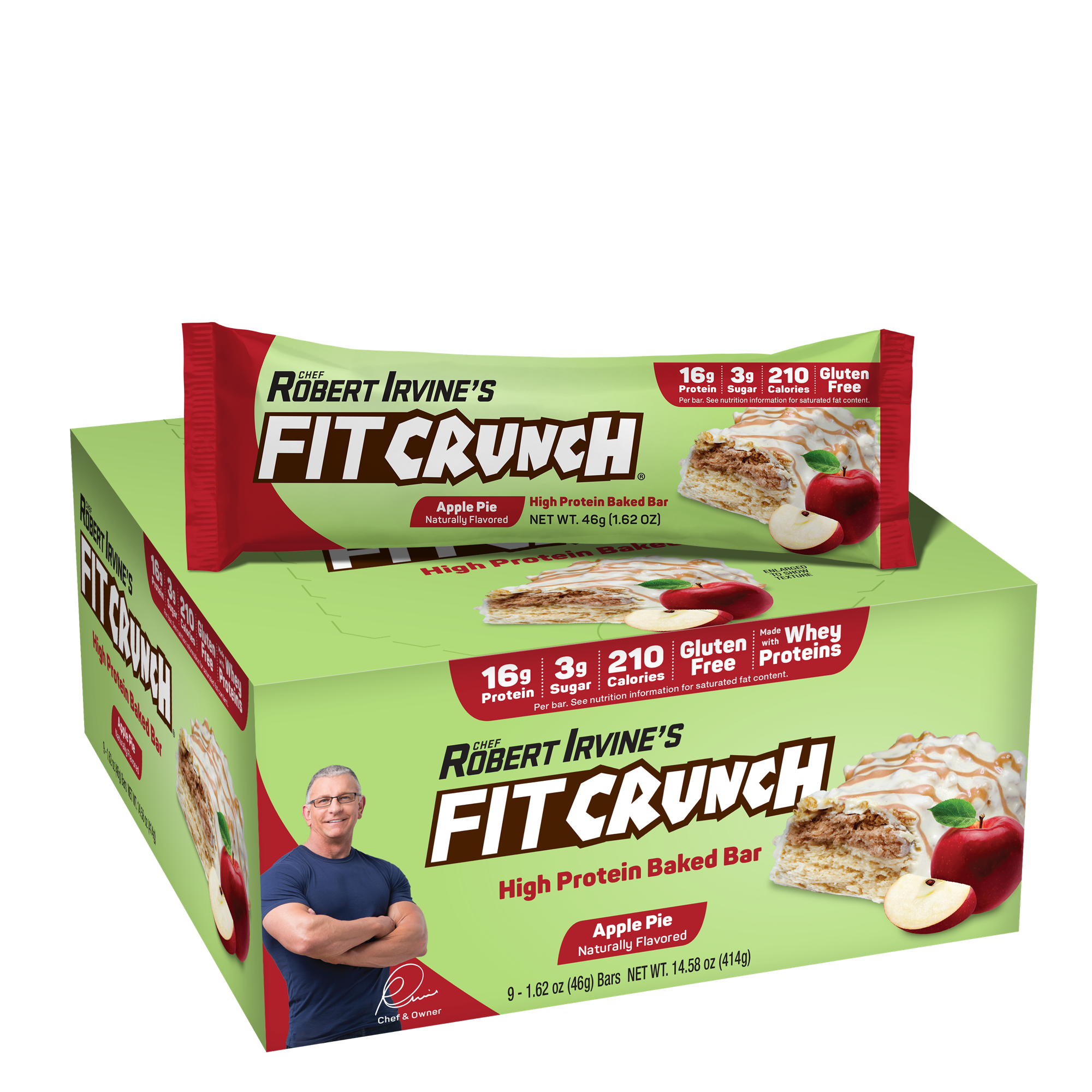 Protein Bars - Apple Pie - 9 Bars